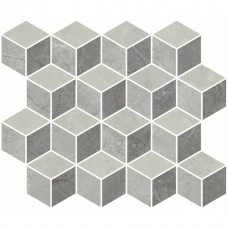 Мозаика глянцевая Риальто T017/48009 2 Мозаичный Глянцевый 45x38 10мм  серый Kerama Marazzi