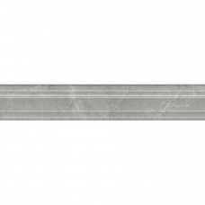Бордюр глянцевая Риальто BLF021R Багет Дымчатый Глянцевый Обрезной 40x7 27мм  серый Kerama Marazzi