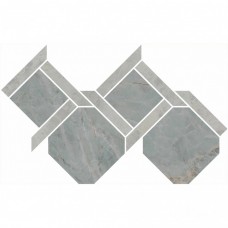 Декор лаппатированная Риальто ID166 2 Наборный Лаппатированный 48x30 9мм  серый Kerama Marazzi