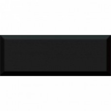 Керамическая плитка глянцевая Вилланелла 15076 N черный Грань 40x15 9.5мм  Kerama Marazzi