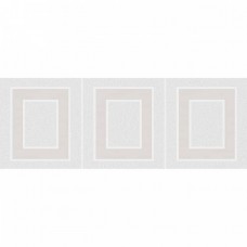 Декор глянцевая Вилланелла MLD/A68/15000 Геометрия Белый 40x15 8мм  серый Kerama Marazzi