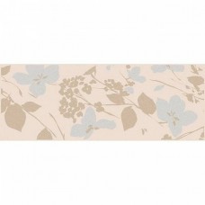 Декор глянцевая Вилланелла MLD/B67/15084 Цветы Беж 40x15 8мм  бежевый Kerama Marazzi