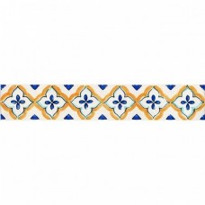 Бордюр глянцевая Капри STG/A350/5232 Майолика 20x4 9мм  белый Kerama Marazzi