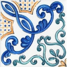 Вставка глянцевая Капри STG/A487/1146H 10x10 7мм  белый Kerama Marazzi