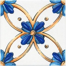 Вставка глянцевая Капри STG/A488/1146H 10x10 7мм  белый Kerama Marazzi