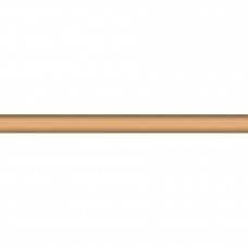 Бордюр матовая Карандаш 145 Рыжий Матовый 20x2 10мм  коричневый Kerama Marazzi