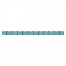 Бордюр глянцевая Карандаш POF007 Бисер бирюзовый Светлый 20x1 10мм  Kerama Marazzi
