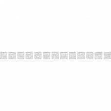 Бордюр глянцевая Ковентри POF001 Карандаш Бисер Белый Серебро 20x1 9мм  серый Kerama Marazzi