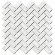 Декор глянцевая Контарини 190/005T Светлый Мозаичный 32x30 9мм  белый Kerama Marazzi
