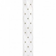 Бордюр глянцевая Летний сад AD/A288/8259 Светлый 30x6 6.9мм  белый Kerama Marazzi