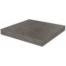 Ступень матовая Про Стоун DD600620R/GCA Угловая Клееная Антрацит 33x33 9мм  серый Kerama Marazzi