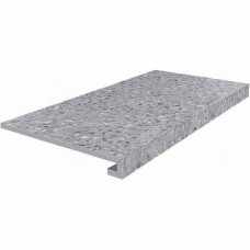 Ступень матовая Терраццо SG632600R/GCF Клееная 60x33 11мм  серый Kerama Marazzi