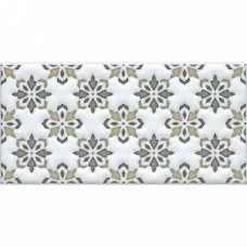 Декор глянцевая Клемансо STG/A619/16000 Орнамент 15x7 6.9мм  белый Kerama Marazzi