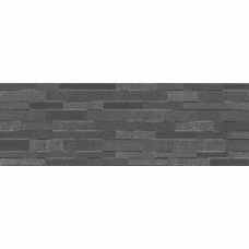 Керамическая плитка матовая Гренель 13055TR Серый Темный Структура Матовый Обрезной 90x30 10.5мм  черный Kerama Marazzi