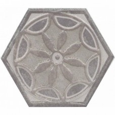 Вставка матовая Тюрен HGD/A297/SG1010 12x10 7мм  серый Kerama Marazzi