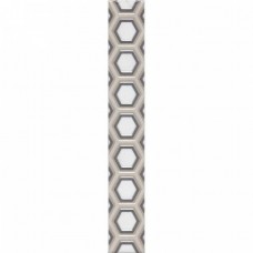 Бордюр глянцевая Гран Пале AD/A403/6343 40x6 8мм  белый Kerama Marazzi