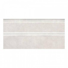 Плинтус глянцевая Сад Моне FMA013R Белый Обрезной 30x15 17мм  серый Kerama Marazzi
