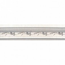 Бордюр матовая Кантри Шик BLB028 белый Декорированный 20x5 19мм  Kerama Marazzi