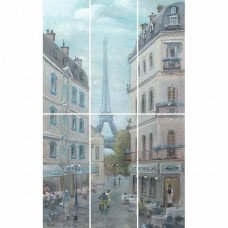 Панно матовая Кантри Шик VB/A14/6x/7071 Париж 100x60 9мм  серый Kerama Marazzi