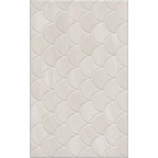 Керамическая плитка глянцевая Сияние 6377 Светлый Структура 40x25 8мм  серый Kerama Marazzi