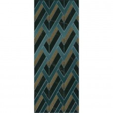 Декор глянцевая Алькала MLD/B97/7200 50x20 9мм  черный Kerama Marazzi