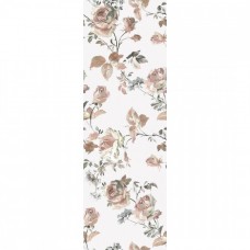 Декор матовая Монфорте 14018R/3F Цветы Матовый Обрезной 120x40 10мм  белый Kerama Marazzi