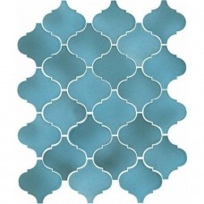 Керамическая плитка глянцевая Арабески Майолика 65005 голубой 30x26 9мм  Kerama Marazzi
