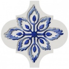 Декор глянцевая Арабески Майолика VT/A319/65000 7x7 9мм  белый Kerama Marazzi