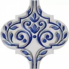 Декор глянцевая Арабески Майолика VT/A317/65000 2 7x7 7мм  синий Kerama Marazzi