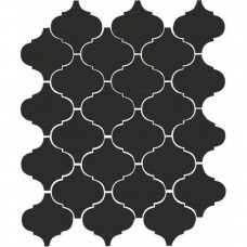 Керамическая плитка глянцевая Арабески 65001 30x26 9мм  черный Kerama Marazzi