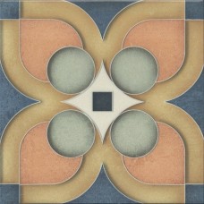 Декор матовая Фантазия HGD\A558\5009 4 Матовый 20x20 6.9мм  синий Kerama Marazzi