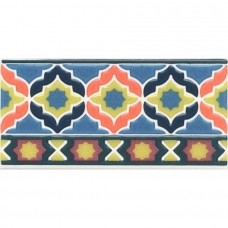 Декор глянцевая Алькасар HGD/A322/16000 15x7 9мм  синий Kerama Marazzi