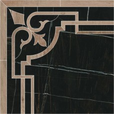 Декор лаппатированная Греппи ID115T наборный 60x60 9мм  коричневый Kerama Marazzi