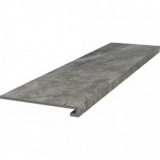 Ступень матовая Гриджио DL502820R\GCF Клееная серый Обрезной 120x33 9мм  Kerama Marazzi