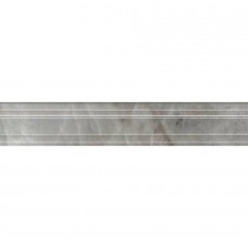 Бордюр глянцевая Джардини BLF003R 40x7 28мм  серый Kerama Marazzi