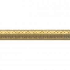 Бордюр матовая Борромео BOA005 25x4 11мм  золотой Kerama Marazzi