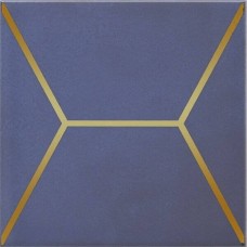Декор глянцевая Витраж OP/C181/17065 15x15 6.9мм  синий Kerama Marazzi