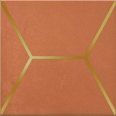 Декор глянцевая Витраж OP/D181/17066 15x15 6.9мм  оранжевый Kerama Marazzi