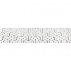 Бордюр матовая Ломбардиа AD/A569/6397 25x5 8мм  белый Kerama Marazzi
