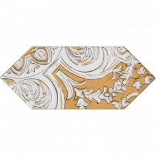 Декор глянцевая Алмаш HGD\B514\35000 3 желтый 34x14 6.9мм  Kerama Marazzi