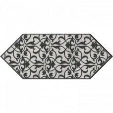 Декор глянцевая Келуш HGD\A481\35006 2 Черно-Белый 34x14 6.9мм  белый Kerama Marazzi