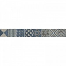Бордюр матовая Онда OS/B245/SG606220R 2 Обрезной 60x7 9мм  синий Kerama Marazzi