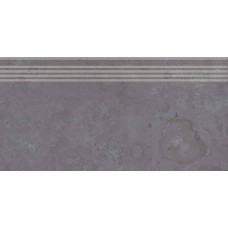 Ступень матовая Про Лаймстоун DD205100R\GR серый темный обрезной 60x30 11мм  Kerama Marazzi