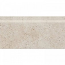 Ступень матовая Про Лаймстоун DD205520R/GR бежевый Натуральный Обрезной 60x30 9мм  Kerama Marazzi