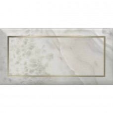 Декор глянцевая Сеттиньяно OS/A275/19075 Белый Глянцевый 20x10 9.2мм  серый Kerama Marazzi