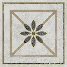 Вставка лаппатированная Серенада OS/A285/SG606220RL 2 Лаппатированный Обрезной 7x7 9мм  серый Kerama Marazzi