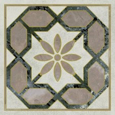 Вставка лаппатированная Серенада OS/A283/SG606220RL 1 Лаппатированный Обрезной 7x7 9мм  серый Kerama Marazzi