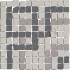 Мозаика матовая Про Лаймстоун Спакко MBS008 Матовый 20x20 9мм  бежевый Kerama Marazzi
