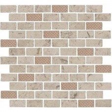 Мозаика матовая Про Лаймстоун Антика MBD015 бежевый Матовый 32x30 9мм  Kerama Marazzi