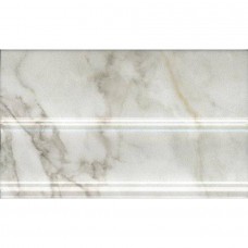 Плинтус глянцевая Кантата FMB032 Белый Глянцевый 25x15 15мм  серый Kerama Marazzi
